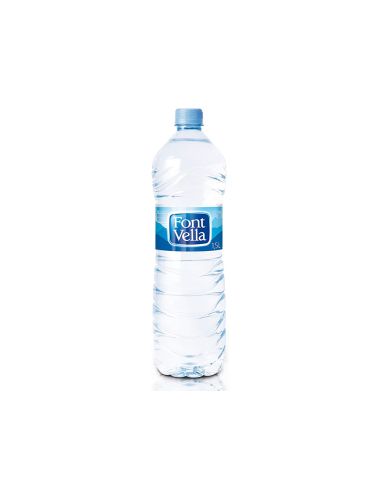Agua Mineral Natural Font Vella Botella Sant Hilari 1,5 L