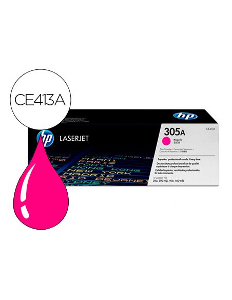 Toner Hp 305A Laserjet M351/M451/M375/M475 Magenta 2600 Pag