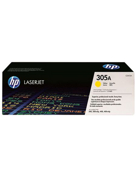 Toner Hp 305A Laserjet M351/M451/M375/M475 Amarillo - 2600 Pag -