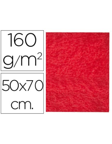 Fieltro Liderpapel 50X70Cm Rojo 160G/M2