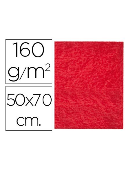 Fieltro Liderpapel 50X70Cm Rojo 160G/M2