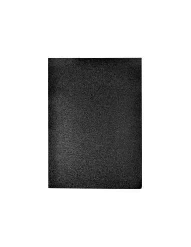 Goma Eva Con Purpurina Biodegradable Liderpapel 50X70Cm 60G/M2 Espesor 2 Mm Negro