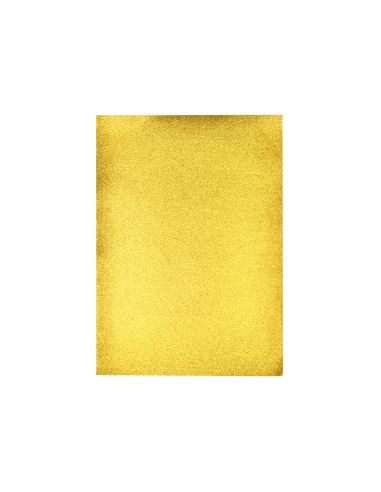 Goma Eva Con Purpurina Biodegradable Liderpapel 50X70Cm 60G/M2 Espesor 2 Mm Oro