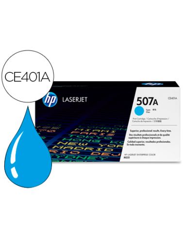Toner Hp 507A Laserjet M551/M570/Pro 500 Cian 6000 Pag