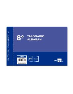 Talonario Liderpapel Albaran Octavo Duplicado Apaisado 2