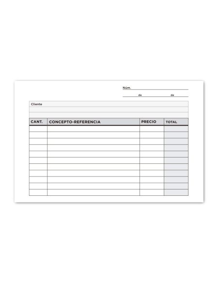 Talonario Liderpapel Multiusos Octavo Duplicado Apaisado