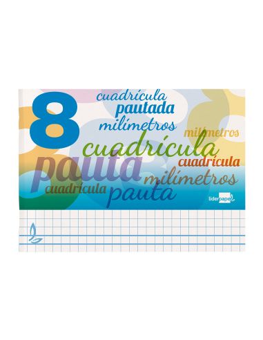 Libreta Liderpapel Pautaguia Tapa Cartoncillo 32 Hojas Din A5 70Gr Cuadriculado Pautado 8 Mm Apaisado Con Margen