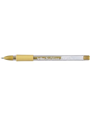 Boligrafo Artline 1900 Softline Tinta Aceite Metalico Oro