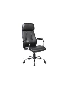 Silla Rocada Direccion Simil Piel Con Brazos Metalicos Sistema Basculante 1180X530 Mm