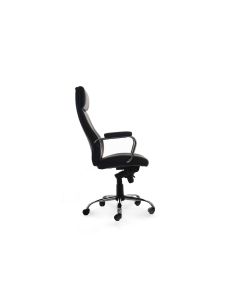 Silla Rocada Direccion Simil Piel Con Brazos Metalicos Sistema Basculante 1180X530 Mm 2