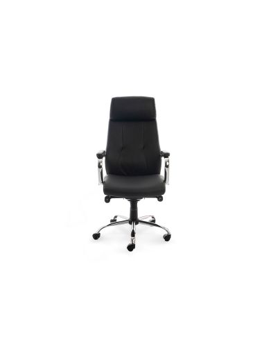 Silla Rocada Direccion Simil Piel Con Brazos Metalicos Sistema Basculante 1180X530 Mm