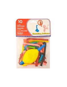Globo 100% Latex Biodegradable Para Modelar + Inflador Bolsa De 10 Unidades 2