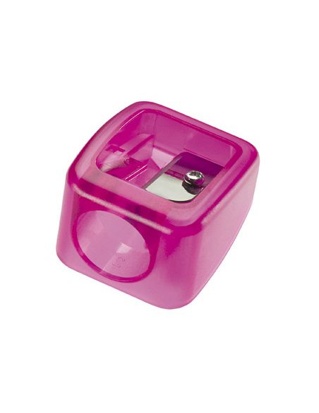 Sacapuntas M+R Plastico Para Ceras Gruesas De 16M 1 Uso Colores Surtidos