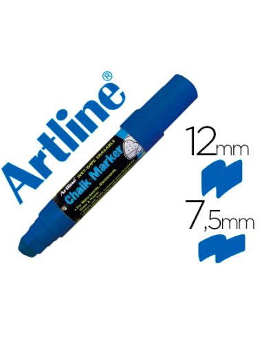 Rotulador Artline Pizarra Verde Negra Epw-12 Mm Color Azul