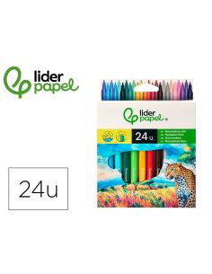Rotulador Liderpapel Slim Caja De 24 Unidades Colores Surtidos