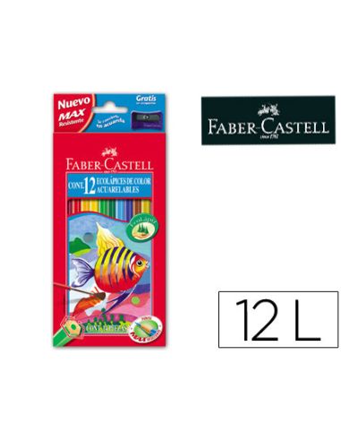 Lapices De Colores Faber Castell Acuarelables Caja De 12 Unidades Colores Surtidos