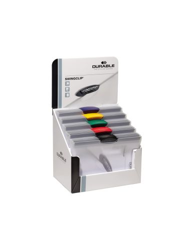 Carpeta Swingclip Dossier Pinza Lateral Y Giratoria Din A4 Capacidad 30 Hojas Colores Surtidos