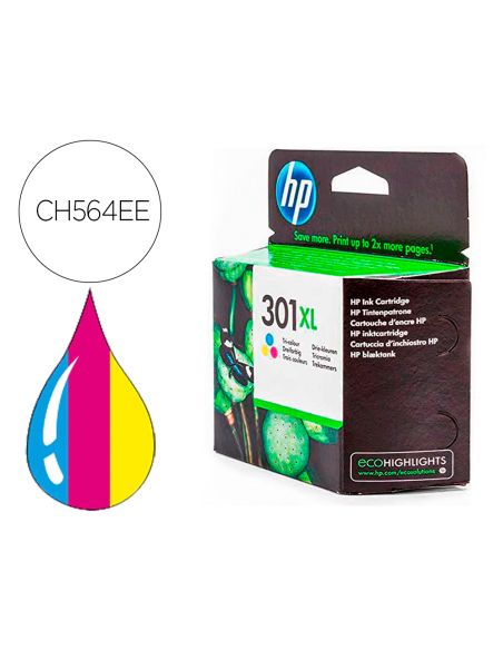 Ink-Jet Hp 301Xl Tricolor Deskjet 5530 /1010 /1510 /2540Alta Capacidad