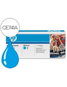 Toner Hp Color Laserjet Cp5225 Cp5225N Cp5225D -Ce741A- Cian 7.300 Pags