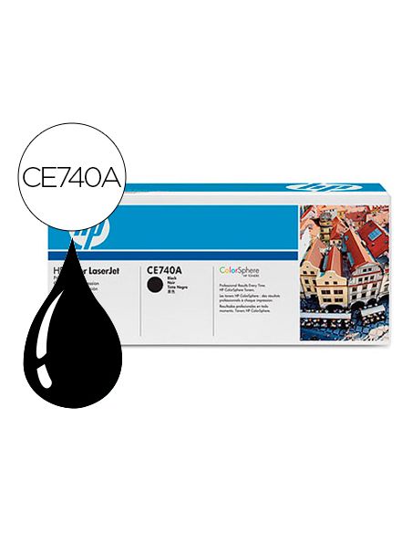 Toner Hp Color Laserjet Cp5225 Cp5225N Cp5225D -Ce740A- Negro 7.000 Pags
