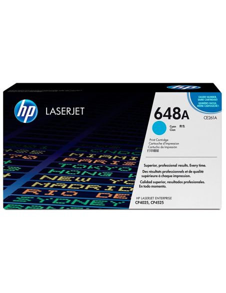 Toner Hp Color Laserjet Cp4025/Cp4525 -Ce261A- Cian 11.000 Pags