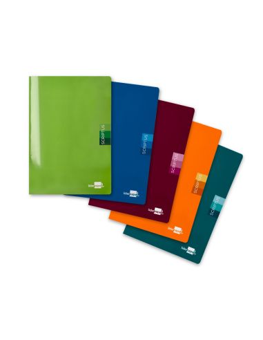 Libreta Escolar Liderpapel Scriptus 48H Din A5 Cuadro 6 Mm Papel 90 Gr Sin Margen