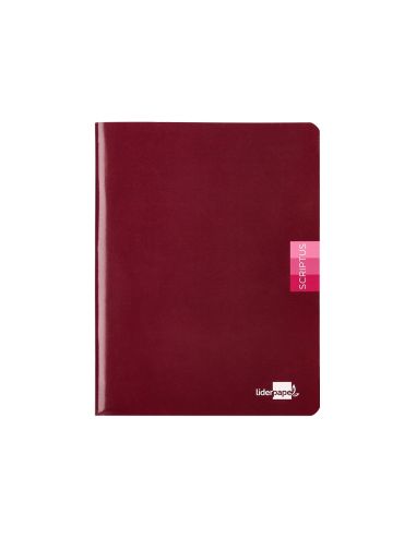 Libreta Escolar Liderpapel Scriptus 48H Din A5 Cuadro 6 Mm Papel 90 Gr Sin Margen