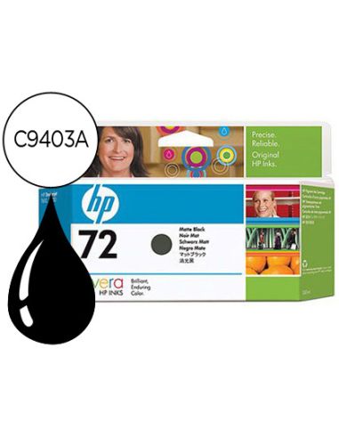 Ink-Jet Hp 72 Negro Mate Designjet T610/1100 -130Ml-