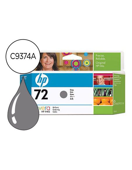 Ink-Jet Hp 72 Gris Foto Designjet T610/1100 -130Ml-