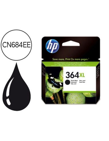 Ink-Jet Hp 364Xl Negro Photosmart Premium - C309A / Series C5300 / C6300 / B8500 / D5400 550 Pag