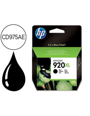 Ink-Jet Hp 920Xl Negro 1200Pag Officejet/920/6500