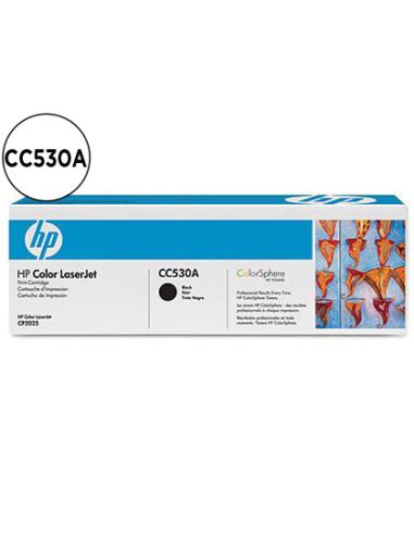 Toner Hp Laserjet Color Cp2025 Negro 3.500 Pag