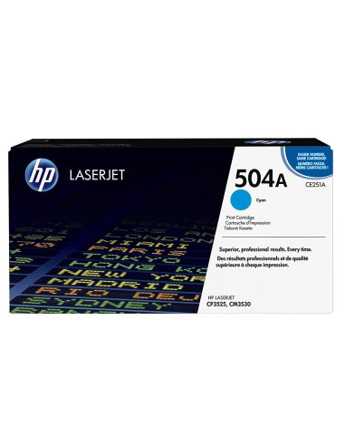 Toner Hp Laserjet Color Cp3525 Cian 7.000 Pag