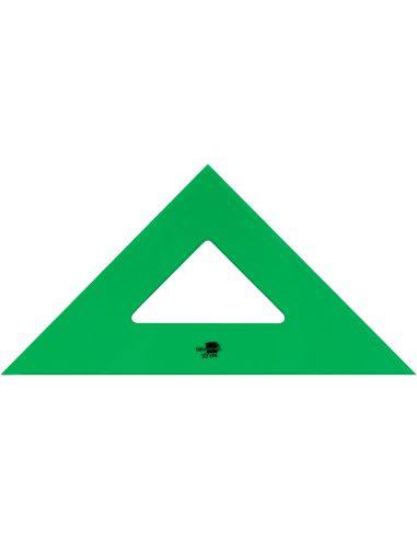 Escuadra Liderpapel 32 Cm Acrilico Verde