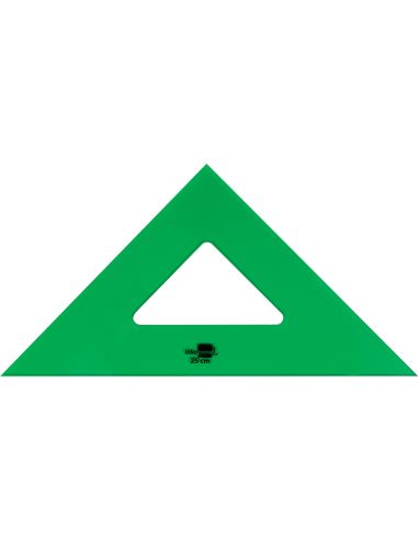 Escuadra Liderpapel 25 Cm Acrilico Verde