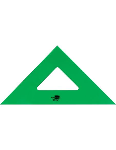 Escuadra Liderpapel 25 Cm Acrilico Verde