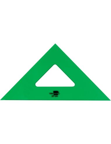 Escuadra Liderpapel 21 Cm Acrilico Verde