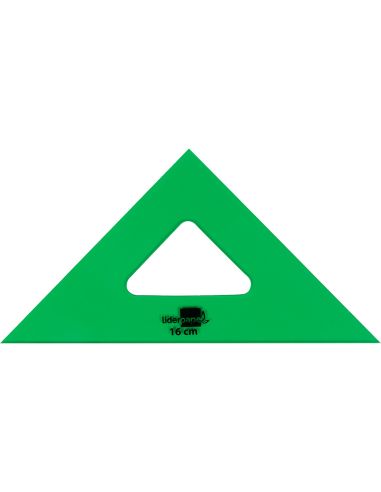 Escuadra Liderpapel 16 Cm Acrilico Verde