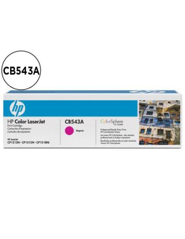 Toner Hp Cb543A Color Laserjet Cp-1215/Cp-1515/Cp-1518 Magenta With Colorsphere -1.00Pag-