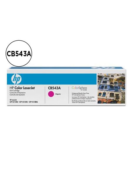 Toner Hp Cb543A Color Laserjet Cp-1215/Cp-1515/Cp-1518 Magenta With Colorsphere -1.00Pag-