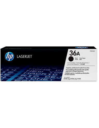 Toner Hp Laserjet P1505/1505N M1120/N M1522N/Nf Negro -2.000 Pag.- 36A