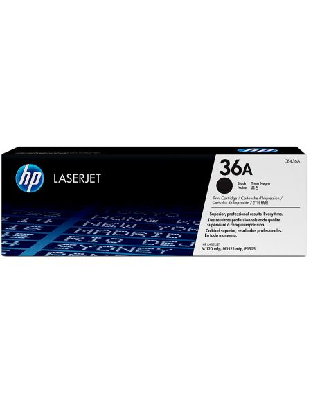 Toner Hp Laserjet P1505/1505N M1120/N M1522N/Nf Negro -2.000 Pag.- 36A