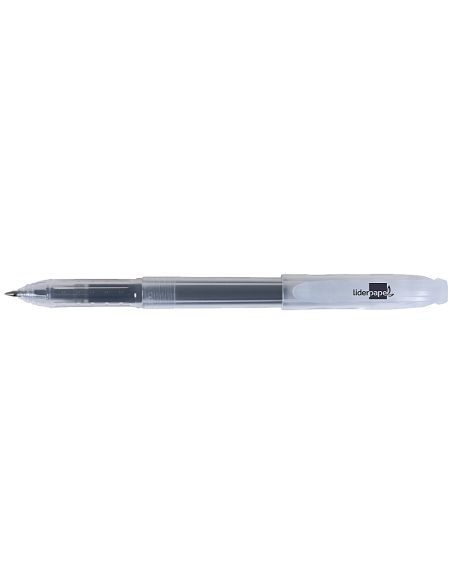 Boligrafo Liderpapel Super Gel Punta 0,5 Mm Negro