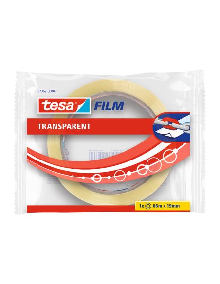 Cinta Adhesiva Tesa Transparente 66 Mt X 19 Mm