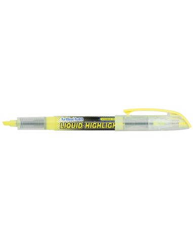 Rotulador Artline Fluorescente Ek-640 Amarillo Punta Biselada