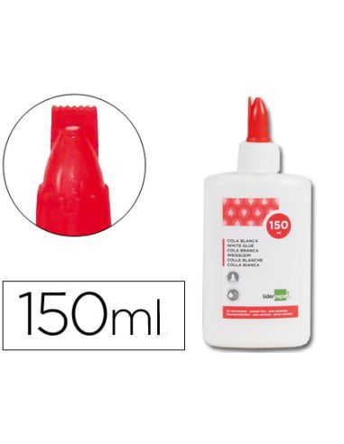Pegamento Cola Blanca Lavable Liderpapel Bote De 150 Ml