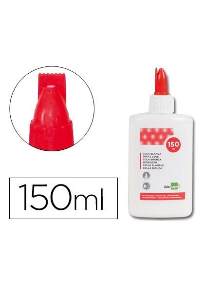 Pegamento Cola Blanca Lavable Liderpapel Bote De 150 Ml