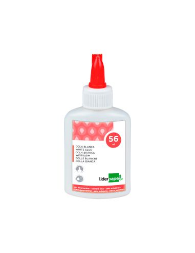 Pegamento Cola Blanca Lavable Liderpapel Bote De 56 Ml