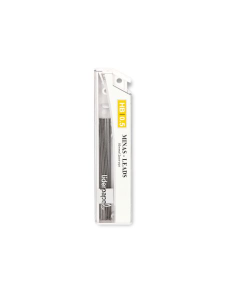 Minas Liderpapel Grafito 0,5 Mm Hb Tubo De 12 Minas Longitud 60 Mm