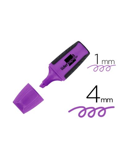 Rotulador Liderpapel Mini Fluorescente Violeta